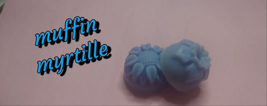 fondant parfumé muffin myrtille