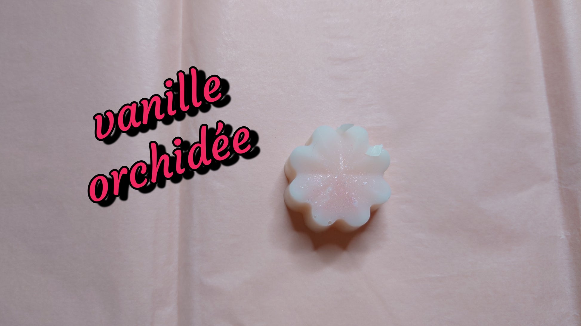 fondant parfumé vanille orchidée