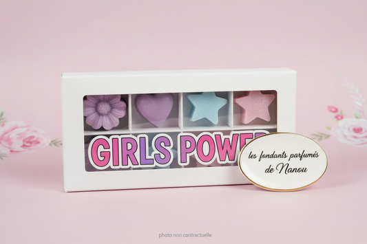 Coffret 5 Fondants girls power (odeur parfums)