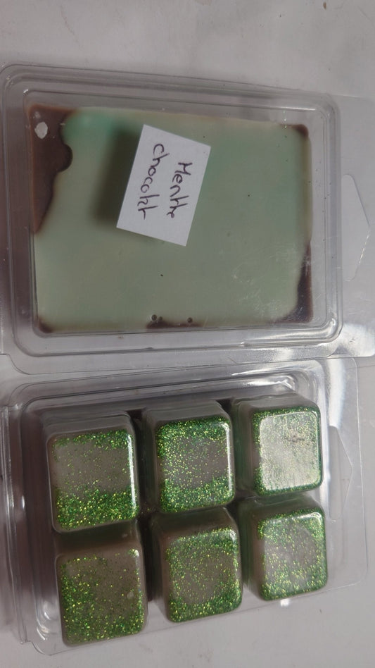 Fondant parfumé clamshell (boite) menthe chocolat - Les fondants parfumés de nanou