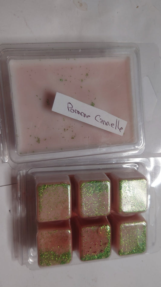 Fondant parfumé clamshell (boîte) pomme cannelle - Les fondants parfumés de nanou