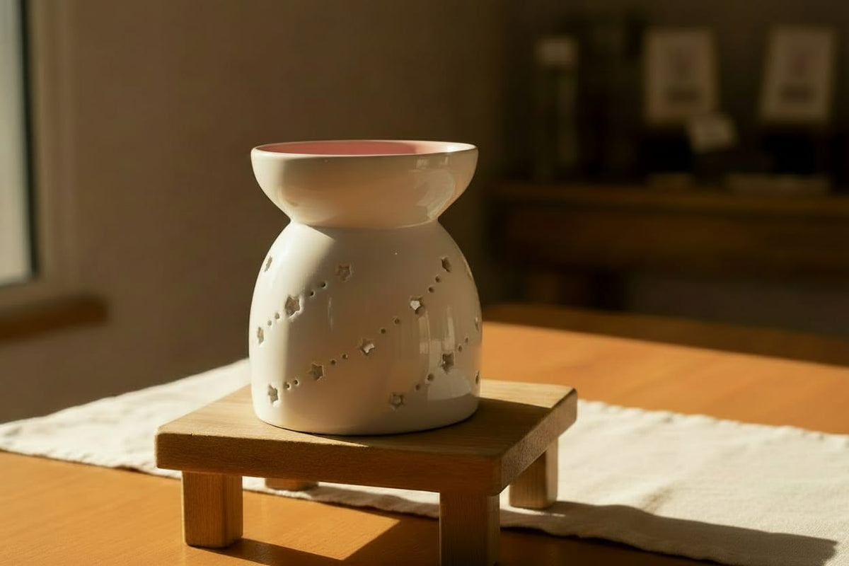 Brûleur pluie étoile coupelle intérieur rose