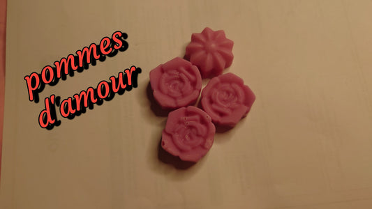 fondant parfumé pomme d'amour