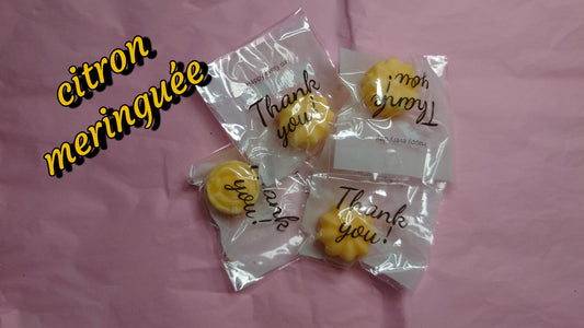 fondant parfumé citron meringuée