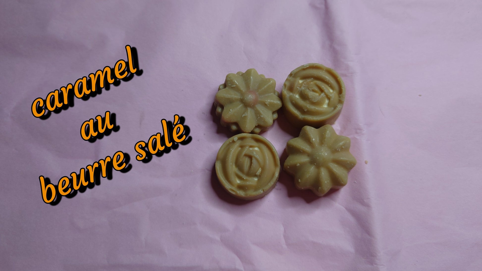 fondant parfumé caramel au beurre salé