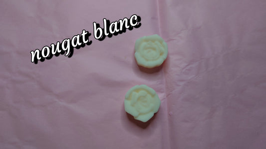 fondant parfumé nougat blanc