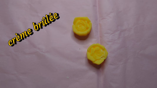 fondant parfumé crème brulée