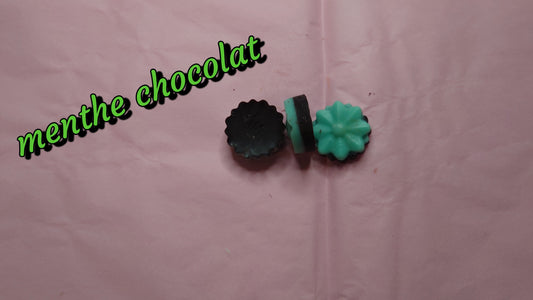 fondant parfumé menthe chocolat