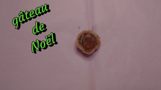 fondant parfumé gateau de noel