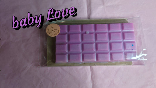 fondant parfumé format tablette baby love
